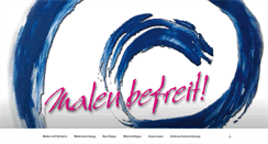 Desktop Screenshot of malen-befreit.de